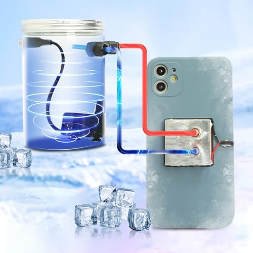 DIY Mobile Phone Cooler for Gaming and Live Streaming,Innovation Highly Efficient Water Cooled Semiconductor Mobile Phone Radiator for Phones Tablets - Image 2