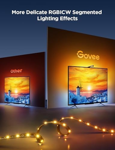 Govee TV Backlight 3 Lite, 7.8ft LED Strip Lights Sync with 40-50 Inch TVs - Image 3