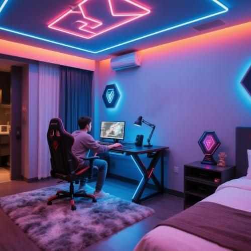 SUPERNIGHT 32.8 FT RGB LED Light Strip, 10M 600leds Multi-Color DC 24V Rope Lighting Non-Waterproof Decorate Bedroom TV Backlighting Car Party (Only Light Strip) (Pack of 3) - Image 5