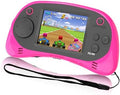 Kids Handheld Portable Video Game Player with 200 Games - 16 Bit 2.5 Inch Screen Mini Retro Electronic Machine for Boys Girls (Pink) by EASEGMER