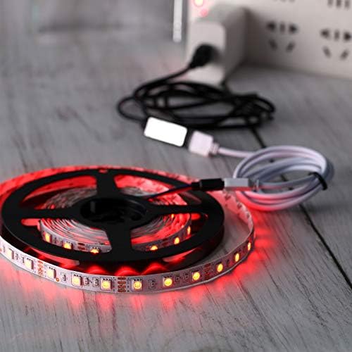 Honoson 6 Pieces 4 Pin RGB Extension Cable LED Strip Connector Cord Wire Cables Kit with 12 Pieces Pin Connector for 5050 3528 RGB LED Motorcycle Car Light Neon Strip Light(1.6,3.3,6.6 ft,White) - Image 6