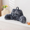 A Nice Night Gray Reading Pillow, 18.5" Bed Wedge Pillows with Arms by ANICENIGHT