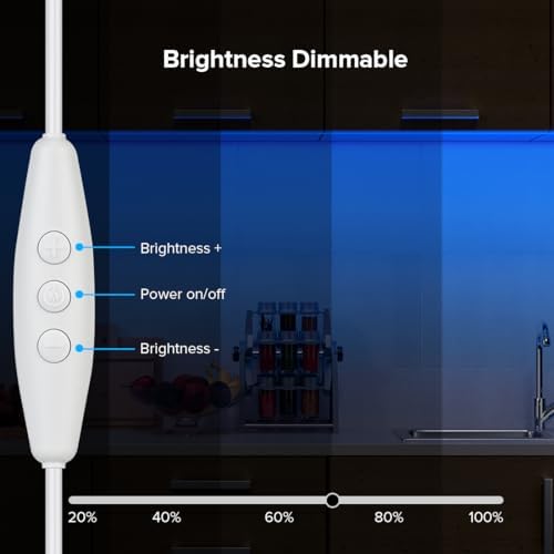 BTF-LIGHTING 5V USB COB LED Strip Lights 9.8FT Blue Color for TV - Image 5