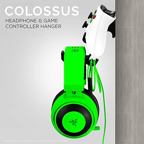 Colossus - Gamepad Controller & Headphone Hanger Holder - Designed for Xbox ONE, PS4, PS3, Dualshock, Switch, PC, Steelseries, Steam & More, Black by Brainwavz - Image 2