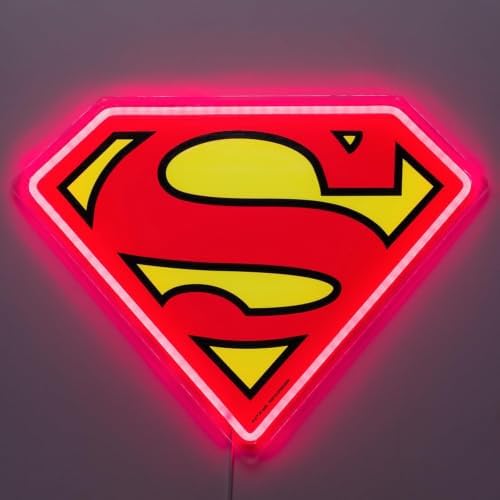 Silver Buffalo Superman Logo Classic Boxed Style, Wall Art by SilverBuffalo