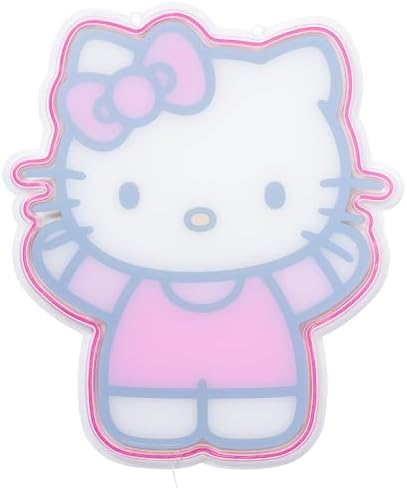 Silver Buffalo Sanrio Hello Kitty LED Neon Light, Wall Art - Image 3