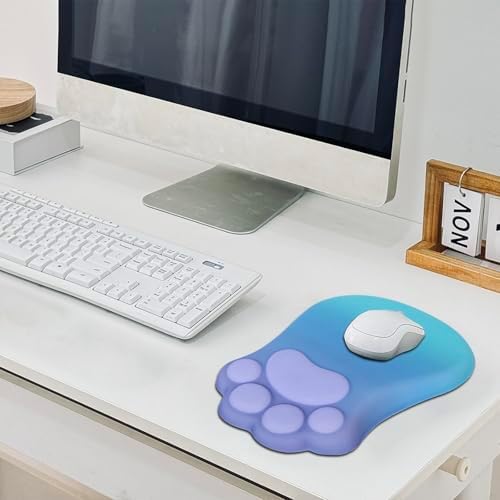 L-SPOUTTO Ergonomic Mouse Pad with Wrist Rest,Cute Mouse Pad Wrist Support - Image 6