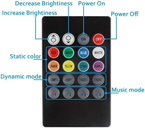 10 PCS RGB Under Cabinet Lighting Kit, App and Remote Control Led Strip Lights, Music Sync Color Changing Led Lights with ETL Listed Power Adapter, for Cabinet, Counter, Shelf, 16.4ft - Image 6