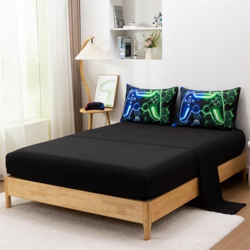 NTBED 5pcs Twin 3D Gaming Comforter Set for Boys Kids Gamer Bedding Sets - Image 4