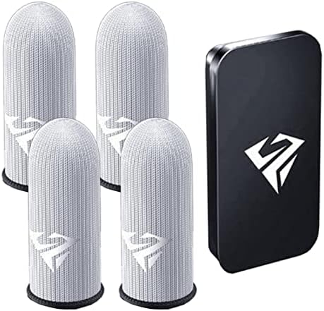 Sweatproof Finger Sleeve Breathable for Mobile Games, Finger Game Controller Gaming Thumb Gloves by Unknown