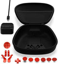 Complete Component Pack Replacement Parts Repair Accessories Kit with Storage Case, Charging Dock and Cable,6 Thumbsticks, 4 Paddles, 2 D-Pads for Elite Series 2 and Core Controller by Rzkipdy