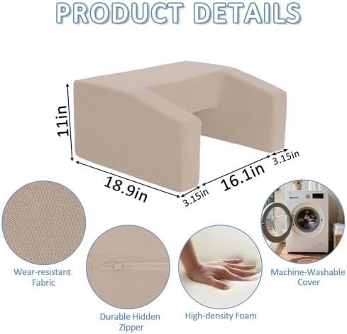 Lap Pillow Desk - Gaming Pillows for Lap, Multi-Functional Reading&Book Pillows and Machine Washable Desk Pillow for Napping, Work & Sofa Couch Use - Image 6
