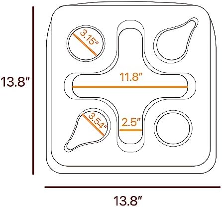 Couch and Bed Cup Holder Pillow, Sofa Refreshment Tray for Drinks/Remote Control/Snacks Holder (Giraffe) - Image 6