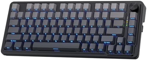 Redragon K673 PRO Wireless 81-Key RGB Gasket Gaming Keyboard, Scroll Knob by REDRAGON