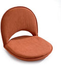 YOUKEEEJOJO Floor Chair 5-Position Adjustable Back Support Chair Foldable Camping, Floor Lounger,Corduroy Fabric, Video-Gaming Reading Watching, Indoor Outdoor Use(0range) by Unknown