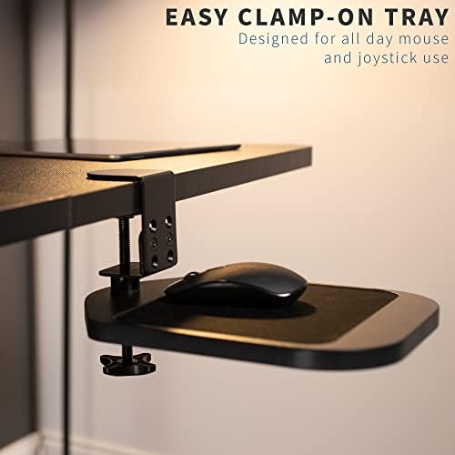 VIVO Black Clamp-on Mouse Pad Holder Platform, MOUNT-MS01B - Image 2