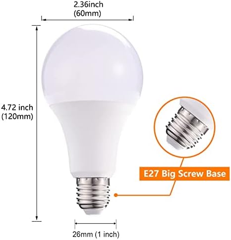 RGB Color Changing Light Bulbs,40W Equivalent,9W RGB LED Light Bulbs,A19 E27/E26 Warm White 6500K,16 Color Multicolor Light Bulb Dimmable Light for Home Party Bedroom Outdoor(4Pack) - Image 6
