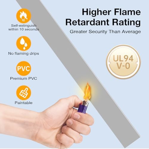 Delamu Grey Cord Hider, 157in Cord Covers for 2-3 Wires on Wall, TV Cable Hider Wall, Wire Covers for Cords on Wall, Cable Raceway Cover Wire Hider Management, TV Cord Hider Wall, W0.95 H0.55in, Grey - Image 6
