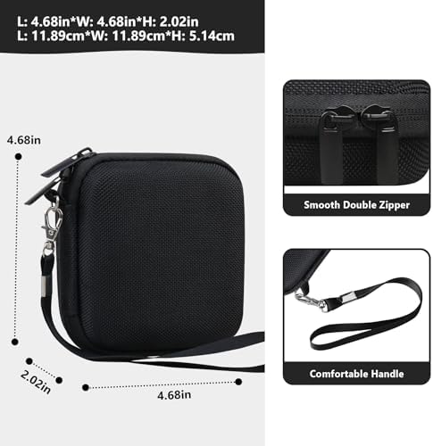 Supmay Carrying Case for Anbernic RG Rotate, RG34XXSP, RG35XXSP, Black - Image 3