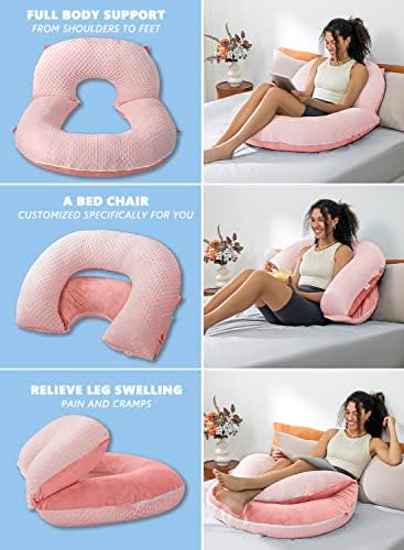 INSEN Reading Pillow, Back Pillow for Sitting in Bed and Couch, Gaming Pillow for Adults, Sit Up Support for Bed - Image 2