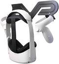 VR Headset and Controller Wall Mount Storage Stand Hook Compatible for Meta Quest 3 / Quest 2 / Pro / 1, PSVR 2, Pico 4, Hp Reverb G2, HTC Vive, Cosmos, Elite, Valve Index (Black) by SINWEVR