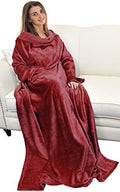 Catalonia Wearable Blanket with Sleeves for Women & Men, Fleece Wrap Throw by Catalonia
