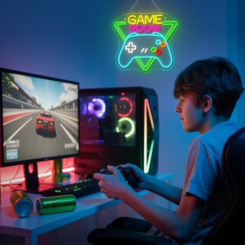 Game Room Boys Neon Sign Gaming Zone Neon Signs for Man Cave - Image 3