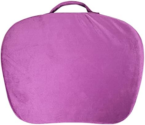 Lap Laptop Desk - Portable Lap Desk with Pillow Cushion, Fits up to 15.6 inch Laptop for Home Office Students Use as Computer Laptop Stand, Book Tablet(1-Purple Flower) - Image 4