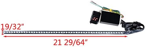RGB 48 5050 SMD Scanning Knight Rider Light Bar Strip W/Remote Control Turn Signal Third Brake Light - Image 3