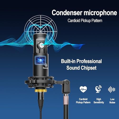 M100 2‑Person Podcast Equipment Bundle,Dual XLR‑3.5 Condenser Mics - Image 2