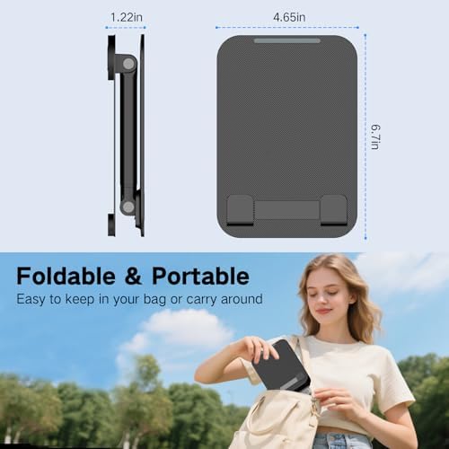 Tonmom Tablet Stand for iPad Holder, Adjustable Tablet Holder for Desk - Image 5