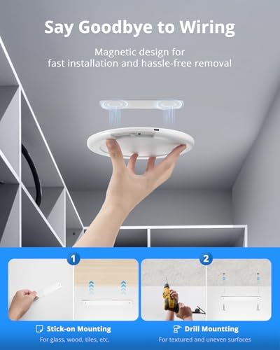 Combuh Rechargeable LED RGB Ambient Shower Light Waterproof Inside Wireless - Image 5
