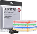 BTF-LIGHTING FCOB COB LED Strip Light,UL Listed RGBW 3000K 896LED/m High Density LED Tape Light,9.8FT DC24V 12mm Width Color Changing Light for Bedroom Home Indoor DIY Decor(No Adapter or Controller) by BTF-LIGHTING