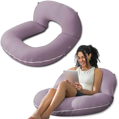 INSEN Reading Pillow, Back Pillow for Sitting in Bed and Couch, Gaming Pillow for Adults, Sit Up Support for Bed by INSEN