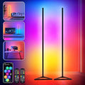 Floor Lamp,16 Million Colors LED Floor Lamps 141 cm Lamps for Living Room with Music Sync,Standing Lamp with App and Remote Control,Gaming Ambient Lighting Corner Lamp Bedroom Decor by HandSonic