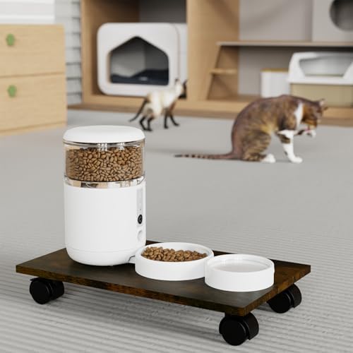 CPU Stand、Computer Tower Stand、Mobile CPU Holder with 4 Caster Wheels Fits for PC、Printer、Most Computer Tower、Office、Home、Planter Caddies、Dog Bowl Stand (Vintage) - Image 4