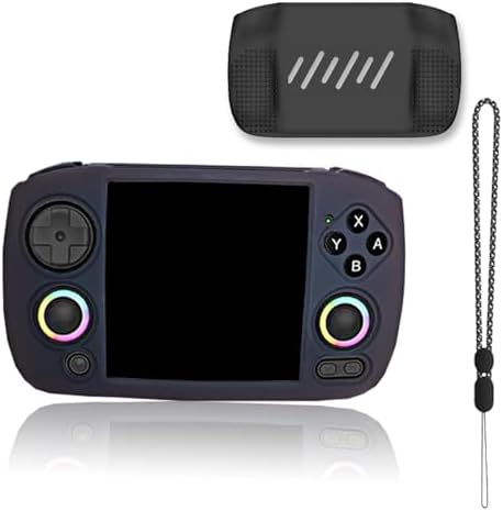 Case for ANBERNIC RG CubeXX,NOUKAJU Silicone Protective Cover,Drop-Proof,Scratch-Proof,Shock-Proof,Dust-Proof,Protective Case for RG CubeXX Retro Handheld Game Console(Black) by Unknown