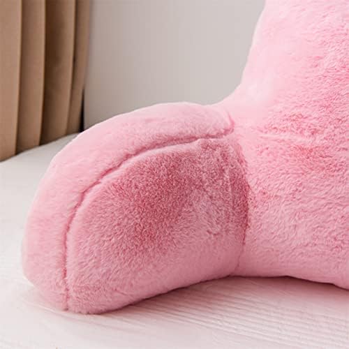A Nice Night BabyPink Reading Pillow, 18.5" Bed Wedge Pillows with Arms - Image 5