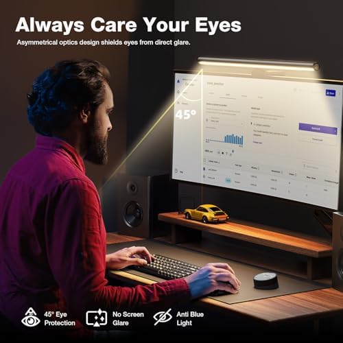 Douxlife Monitor Light Bar, Eye-Care Computer Monitor Lamp - Image 4