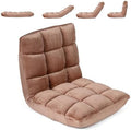 COSTWAY Floor Chair, Video Gaming Chairs with Back Support by COSTWAY