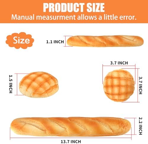 Soft Toast Bread Baguette Shape Anti-Skid Keyboard Wrist Rest Support & Mouse Wrist Support for Office,Computer,Laptop& Mac (Another Style) - Image 2