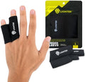 LIONTEK Pinky-Ring Flow Finger Sleeve V3 Pair — Joint Support & Compression for Activity, BJJ, Fitness, Volleyball, Basketball, and More (Large) by LIONTEK