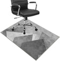 Office Chair Mat for Hardwood Floor,48"*36" Under Desk Mat, Computer Chair Rug,Anti-Slip Floor Protector for Home Office Grey by SAIKOOWA