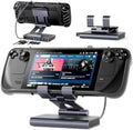 Docking Station Steam Deck Dock: Adjustable Stand 6-in-1 Hub Stream Deck Accessories with HDMI 2.0 4K@60Hz TV/1Gb Ethernet/3*USB-A 3.0/PD 3.0 Fast Charging for Steam, iPad,Other Smart Phones Black by Unknown