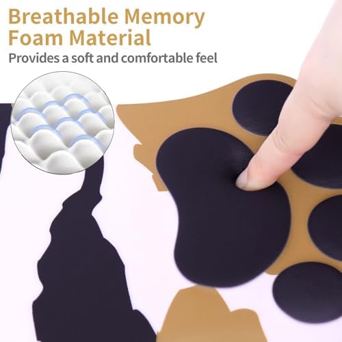 L-SPOUTTO Ergonomic Mouse Pad with Wrist Rest,Cute Mouse Pad Wrist Support - Image 3