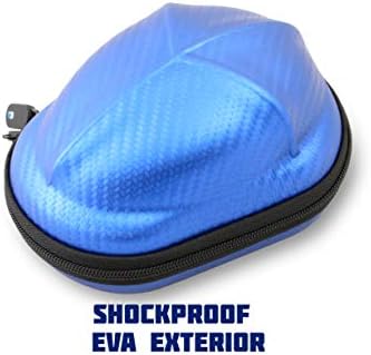 CASEMATIX Esports Mouse Case for Gaming Mice Compatible with Logitech G Pro, Razer Mamba, DeathAdder Elite, Naga Trinity, Corsair Harpoon and More, Blue - Image 2
