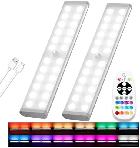 Diomart Under Cabinet Lighting Wireless, Motion Sensor Light Indoor, 2 Pack by Diomart