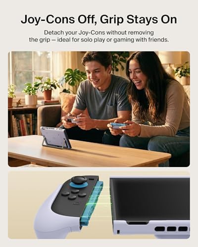 Belkin Nintendo Switch 2 Grip Case, Ergonomic, Dockable, Quick-Release Grip - Image 6