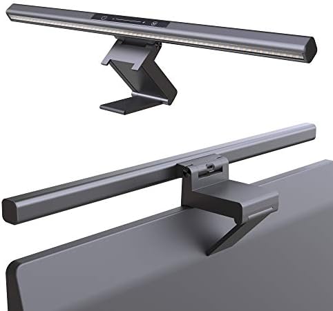 Computer Monitor Light Bar, Screen Light Bar e-Reading LED Task Lamp, Gaming Lights, Touch Stepless Dimming, 3 Color Temperature,USB Powered Monitor Lamps for Desk/Office/Home by Houcopa