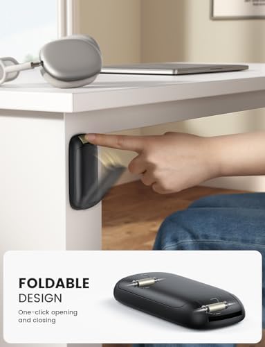 Lamicall Headphone Stand, Sticky Headset Holder, Foldable Headphone Holder - Image 2